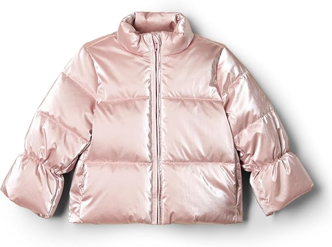 Amazon Essentials x Sofia Grainge Toddler and Baby Girls' Taffeta Puffer Jacket by AmazonEssentials
