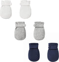 Newborn Baby No Scratch Mittens Stay On, 100% Cotton Breathable, Adjustable by Reyow