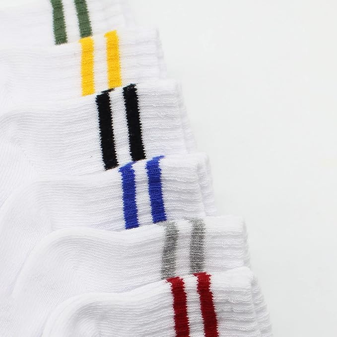 bistyle Baby Grip Ankle Socks 6 Pairs | Newborn Infant Toddlers Sock Organic - Image 8