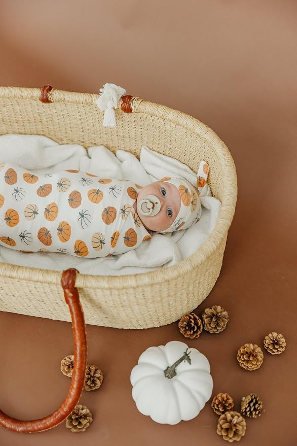 Copper Pearl Swaddle Blankets for Newborns | Soft Stretchy Receiving Blankets - Image 6