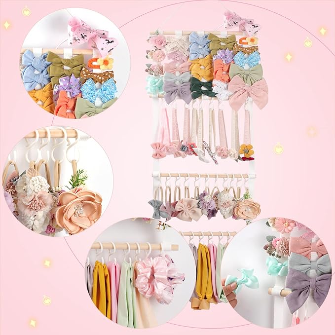 POVETIRE Headband Holder Hair Bows Organizer - Image 5