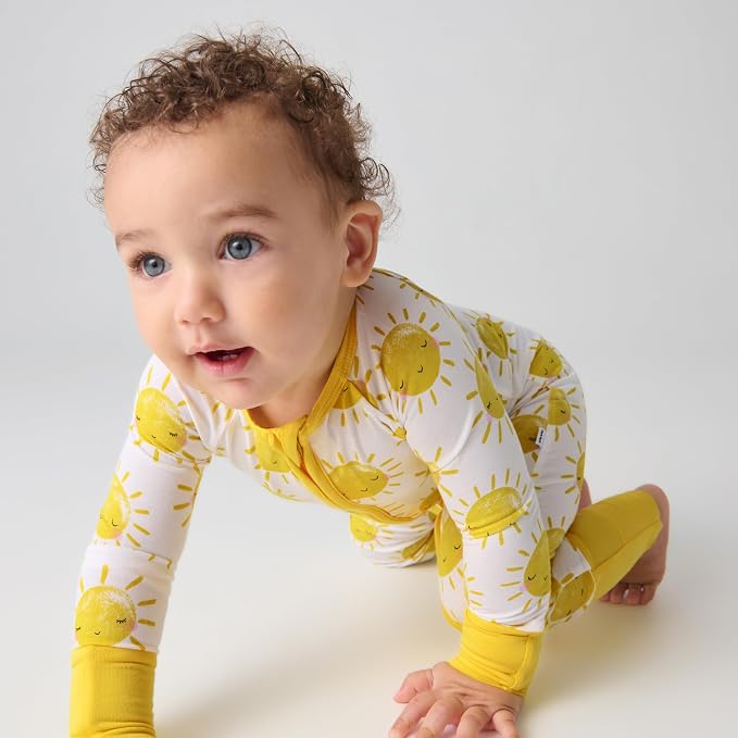 Little Sleepies Pajamas for Baby Boys & Girls, Viscose from Bamboo Baby Pajamas - Image 8