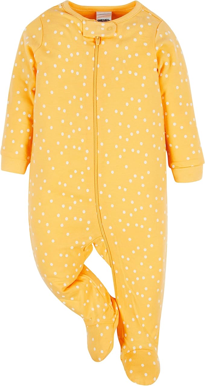 Onesies Brand Baby Girls 4-Pack Sleep 'N Play Footies Multi Pack - Image 4