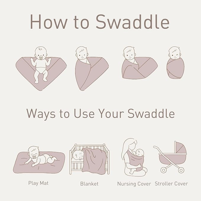 GLLQUEN BABY Muslin Swaddle Blankets - Image 8