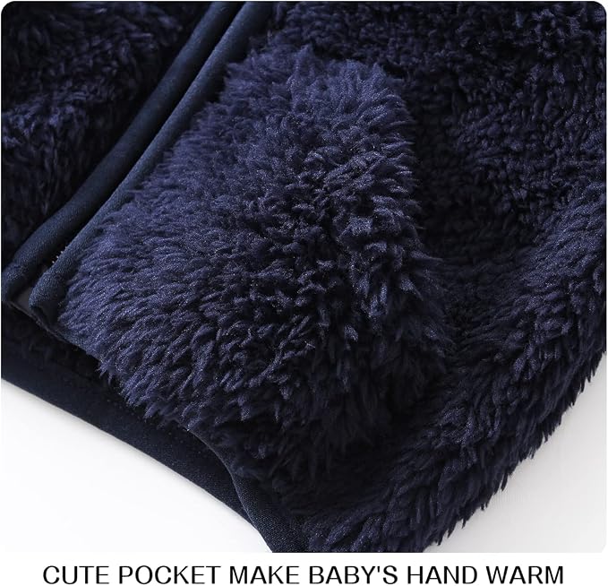 Baby Boy Fleece Jacket Girl Winer Clothes Coat - Image 5