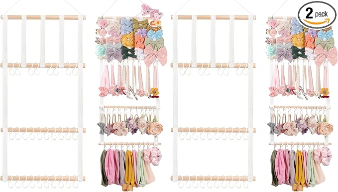 POVETIRE Headband Holder Hair Bows Organizer by POVETIRE