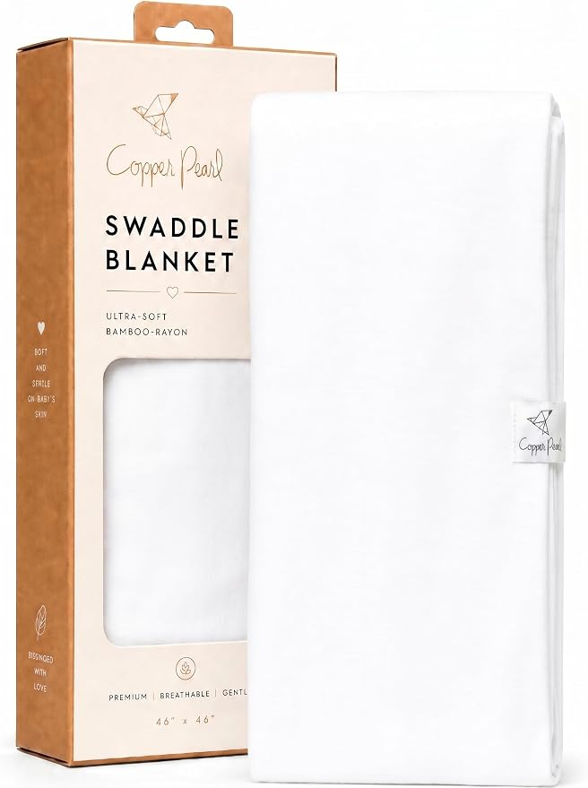 Copper Pearl Swaddle Blankets for Newborns | Soft Stretchy Receiving Blankets by CopperPearl