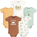 Hudson Baby Infant Boys Cotton Bodysuits 5-Pack by HudsonBaby