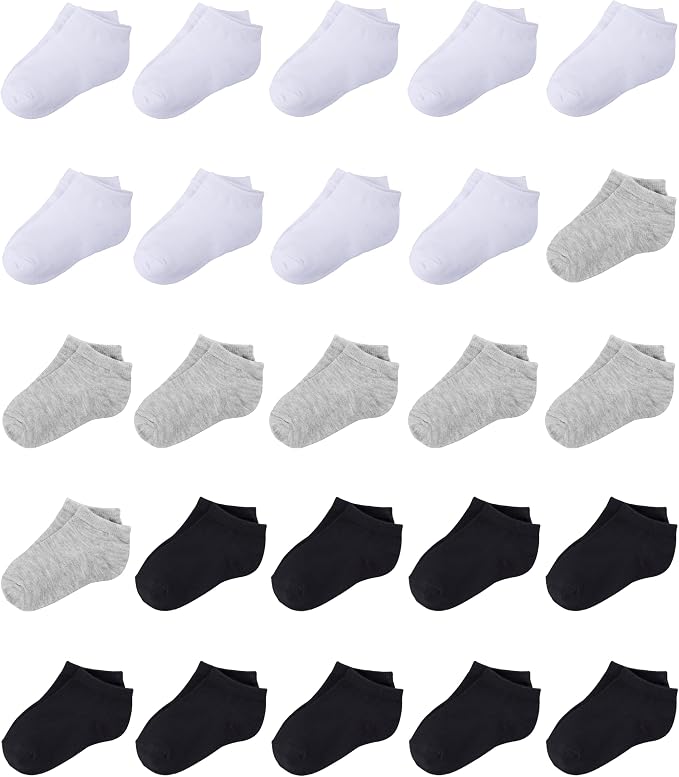 Duufin Toddler Socks 25 Pairs Ankle Socks by Duufin