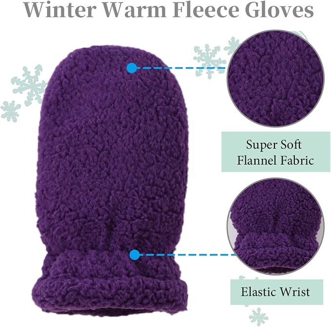 Zsedrut Baby Boys Winter Glove Warm Toddler Infant Girls Mittens Fleece Lined - Image 3