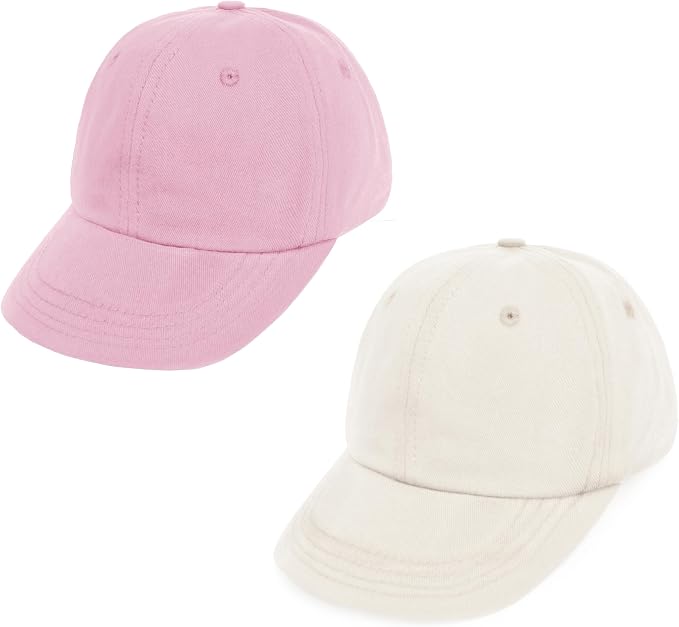 2 Packs Toddler Boys Girls Baseball Summer Hat Kids Baseball Cap Baby Sun Hat by EnbaohuiMakeYourLifeBetter