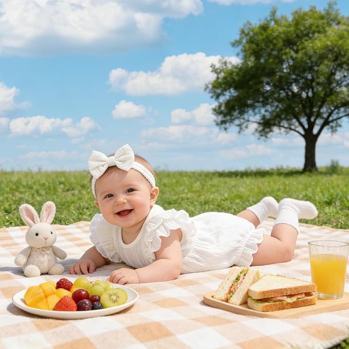TITKKOP Ruffle Bubble Romper for Baby Girl | One-Piece Shorts Jumpsuit | Summer - Image 3