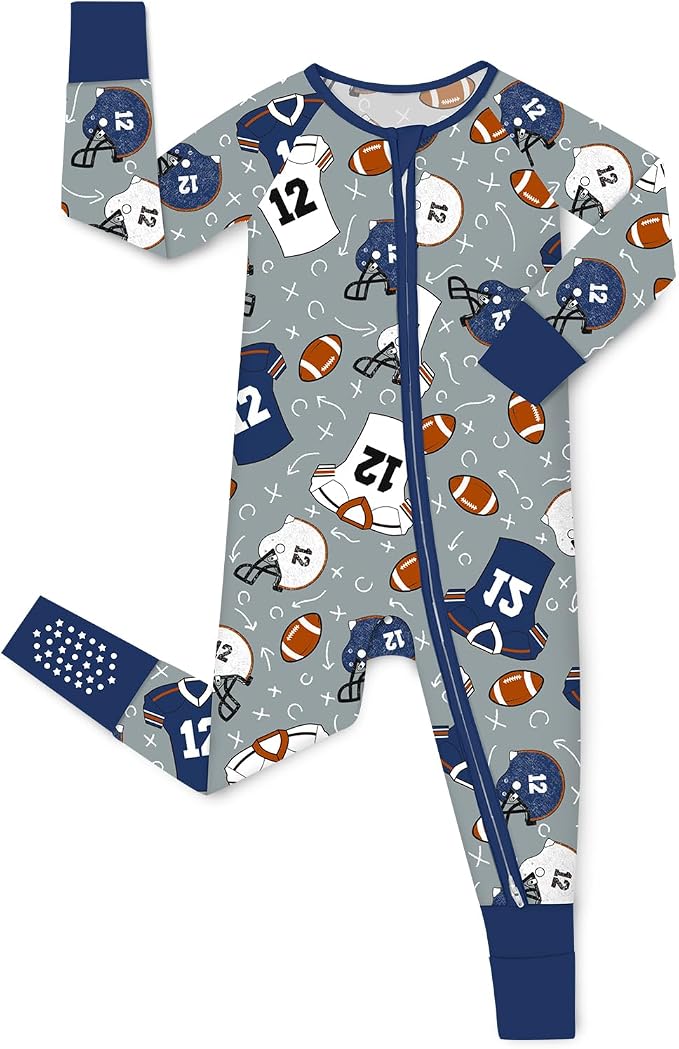 babee Reshinee Bamboo Viscose Baby Footie Pajama, Zipper Sleeper Boys Girls | by babeeReshinee