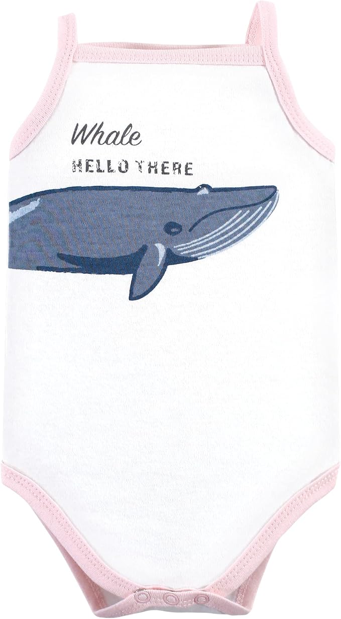 Hudson Baby Unisex Baby Cotton Sleeveless Bodysuits - Image 5