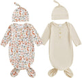 2-Pack Baby Sleeper knotted Gown Boy Girl Nightgown by Merqwadd