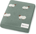 Knit Baby Swaddle Blanket by BleuLaLa