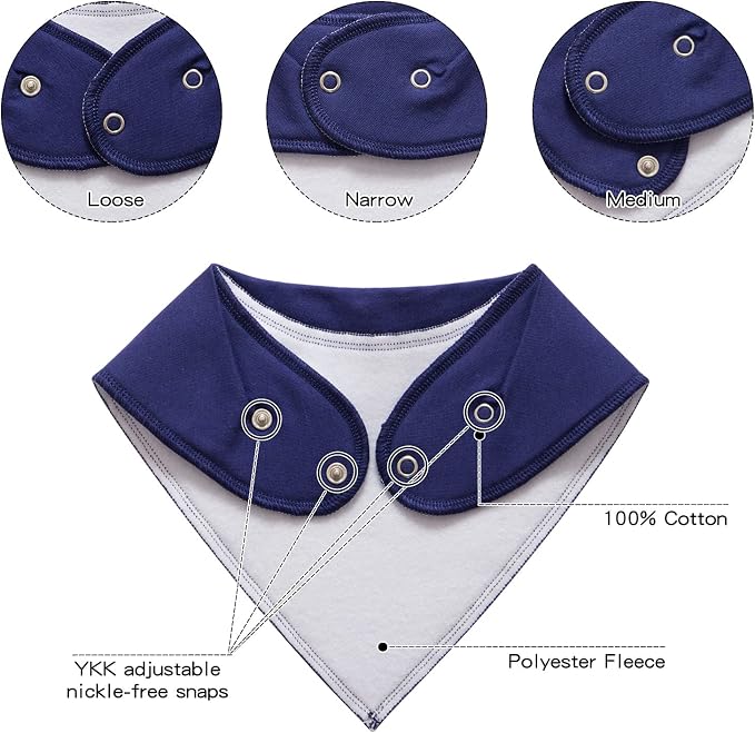 Little Tots Baby Bandana Drool Bibs - Image 3