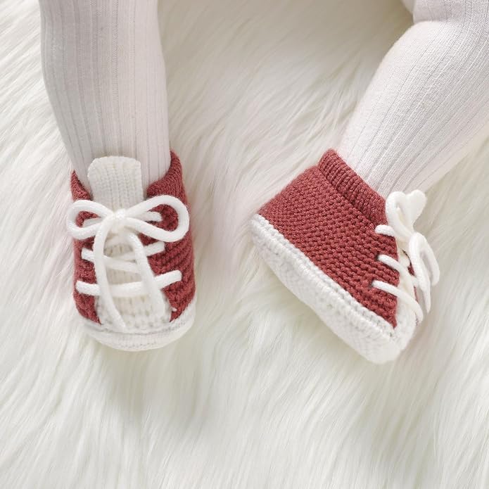 Baby Booties Newborn Baby First Shoes | Cozy Warm Knit Soft Booties - Image 5