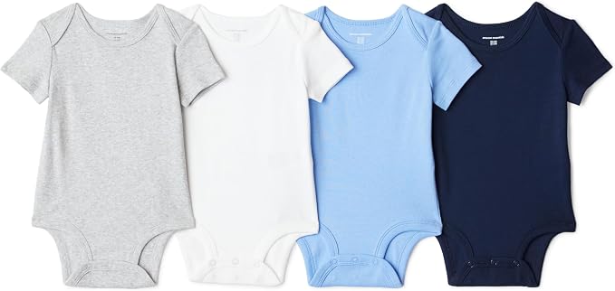 Amazon Essentials Unisex Babies' Short-Sleeve Bodysuits by AmazonEssentials