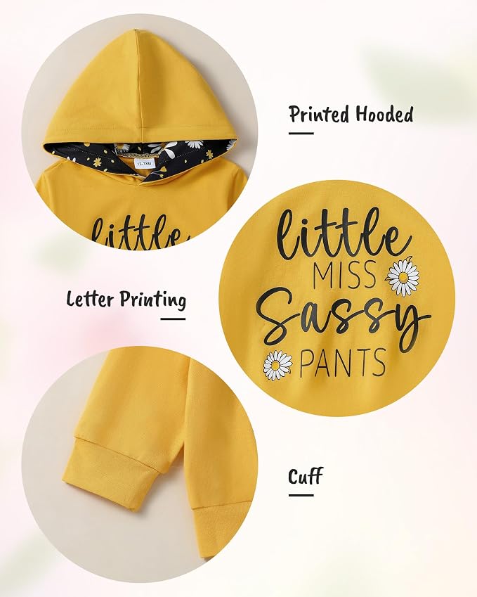 ZOEREA Toddler Girl Clothes Baby little Outfits Fall Winter Cute Sets 1-6T - Image 5