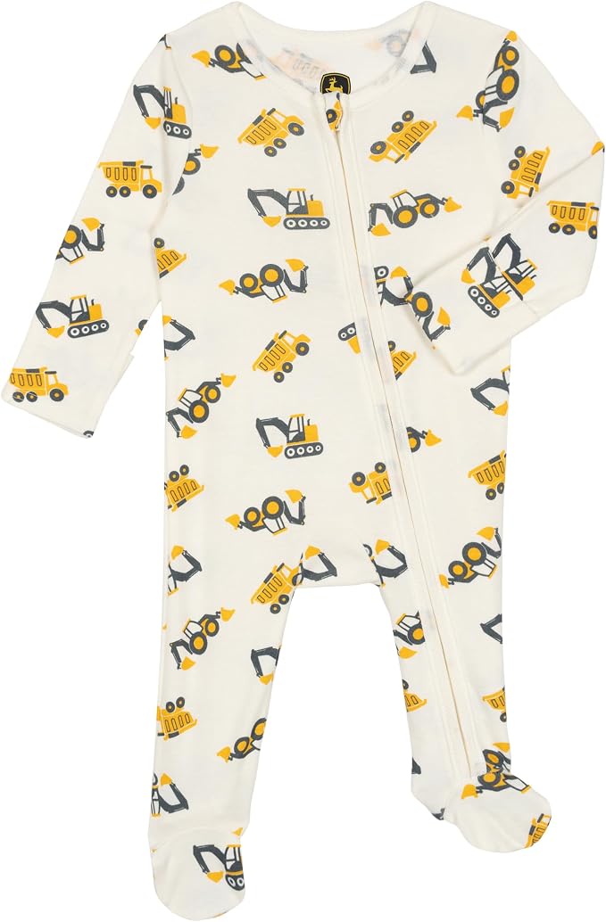 John Deere Baby Boy or Girl Footed Sleep N Play Coverall Newborn by JohnDeere