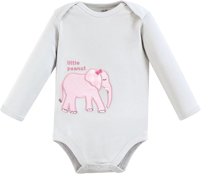 Touched by Nature Unisex Baby Organic Cotton Long-Sleeve Bodysuits - Image 3