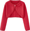 Toddler Girls Cardigan Sweater Bolero Shrug Baby Kids Long Sleeve Cropped Dress by Miccina