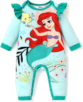 Disney Stitch Princess Minnie Winnie Marvel Baby Girls Ruffle Long Sleeve by Disney
