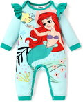 Disney Stitch Princess Minnie Winnie Marvel Baby Girls Ruffle Long Sleeve by Disney