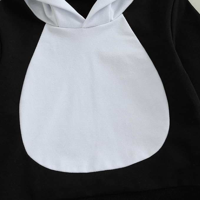 Infant Baby Boy Fall Winter Clothes Outfit Hooded Long Sweatshirt Pant Set - Image 7