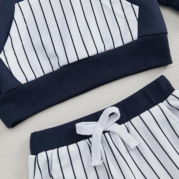 Baby Boy Clothes Infant Hoodie Set Long Sleeve Sweatshirts - Image 6