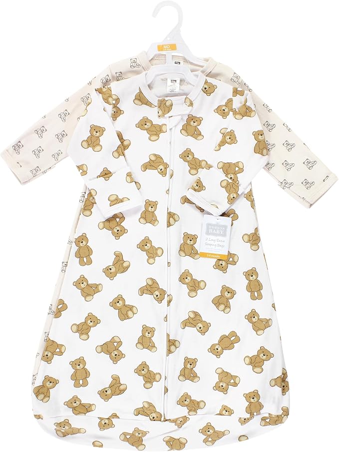 Hudson Baby Unisex Baby Cotton Long-Sleeve Wearable Sleeping Bag - Image 2