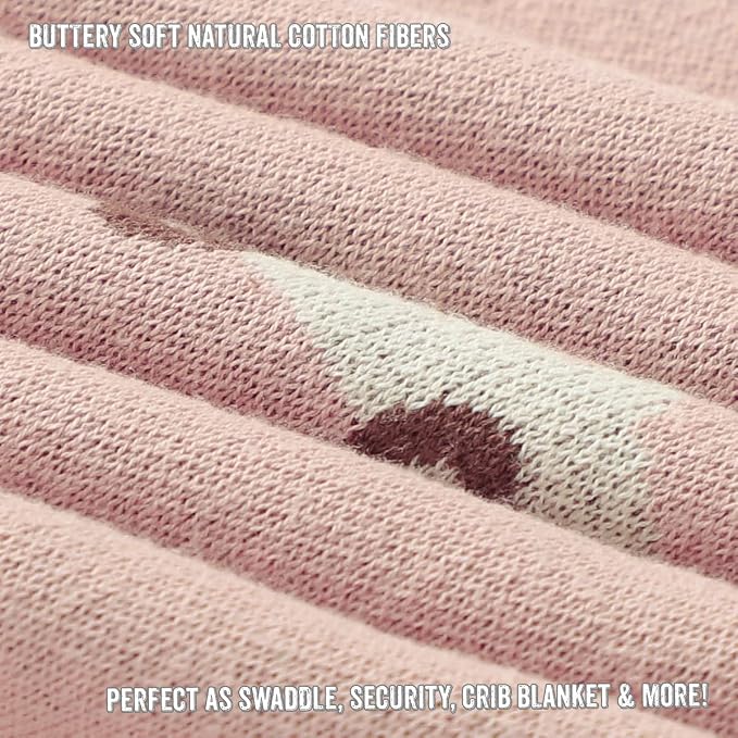 Baby Swaddle Blanket for Girls 100% Cotton Buttery Soft Cozy Receiving Swaddle - Image 5
