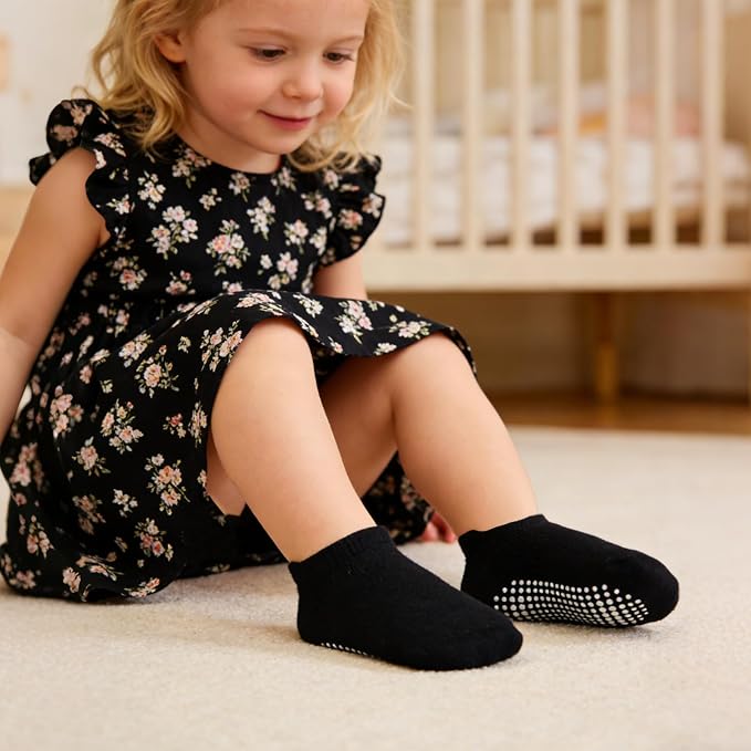 Non-slip Toddler Ankle Cotton Grip Socks Unisex 6M-5T - Image 3