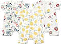 Baby Romper 3-Pack, 100% Cotton Summer Short Sleeve Outfit | Material: 100% by Unknown