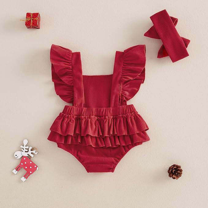 YINGISFITM My First Halloween Baby Girl Outfit Newborn Pumpkin Bubble Romper - Image 6