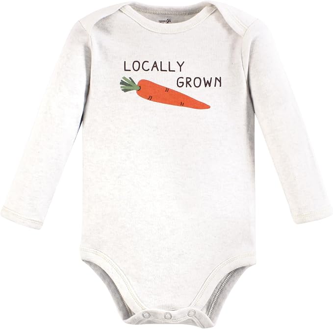 Touched by Nature Unisex Baby Organic Cotton Long-Sleeve Bodysuits - Image 3