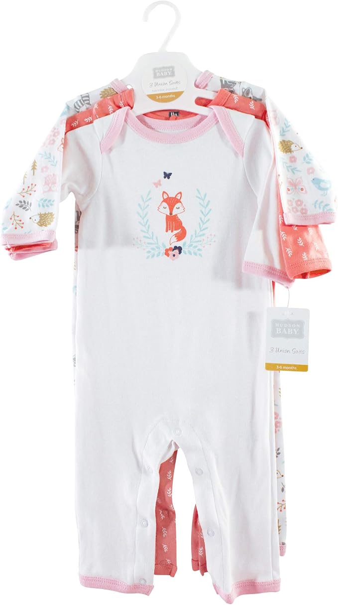 Hudson Baby unisex-child Cotton Coveralls - Image 2