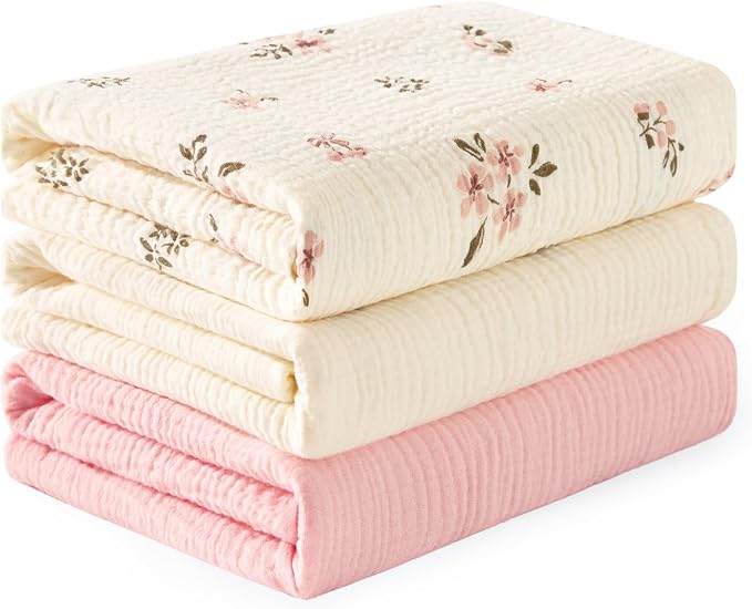 EXQ Home Muslin Swaddle Blankets by EXQHomeTexitleCoLtd