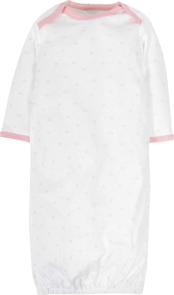 Gerber Baby Girls' 4-pack Sleeper Gown - Image 3