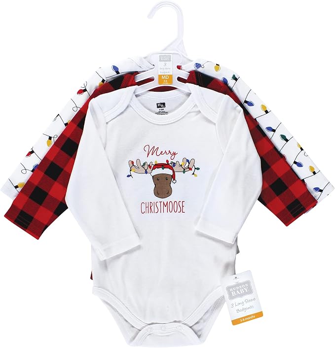 Hudson Baby Unisex Baby Cotton Bodysuits - Image 2
