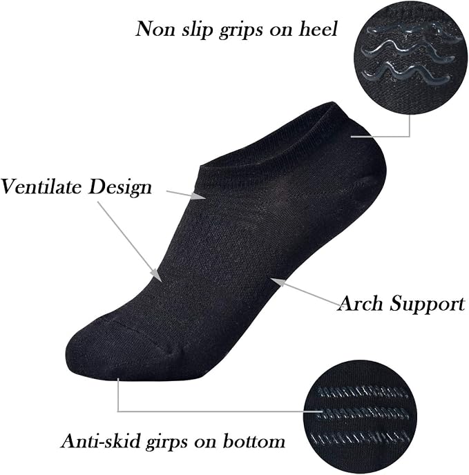 Toddler Little Girls Boys No Show Socks Cotton Low Cut Socks - Image 3