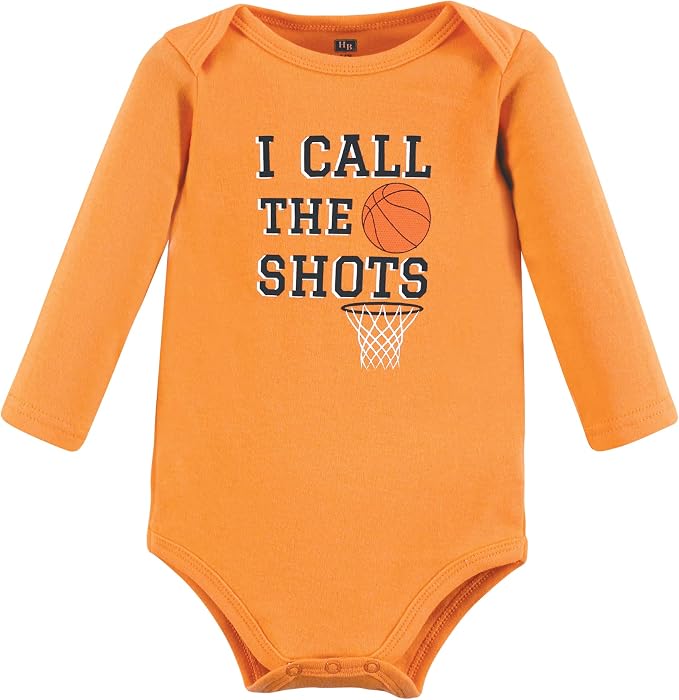Hudson Baby baby-boys Cotton Long-sleeve Bodysuits 3-pack - Image 5