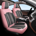 Doogo Seat Covers, Car Seat Covers, Breathable Front Seat Covers, Universal Non-Slip Seat Cushion Pink Automotive Seat Covers Accessories for SUV Sedan Truck Truck-Pink/Gary