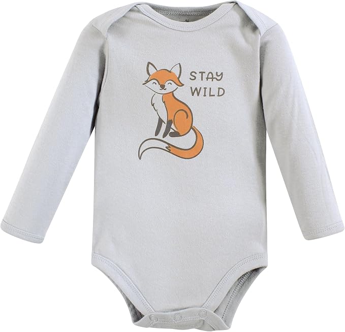 Touched by Nature Unisex Baby Organic Cotton Long-Sleeve Bodysuits - Image 3