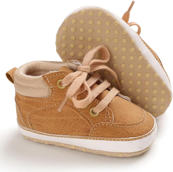 Baby Boys Girls Booties Fleece Anti-Slip Soft Sole Boots Toddler First Walker - Image 5