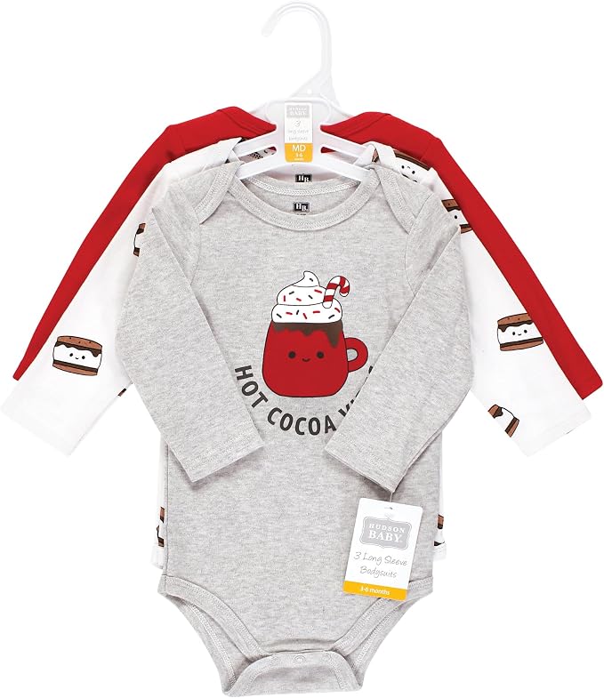 Hudson Baby Unisex Baby Cotton Bodysuits - Image 2