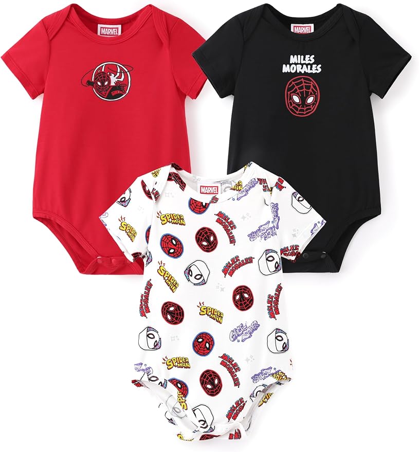Disney Baby Viscose Made from Bamboo 3-Pack Bodysuits Set Newborn to Infant by Disney