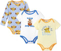 Disney Baby Viscose Made from Bamboo 3-Pack Bodysuits Set Newborn to Infant by Disney