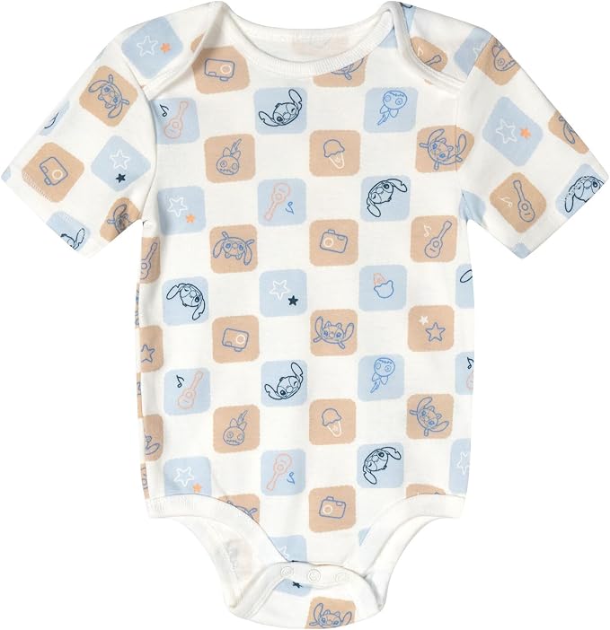 Disney Baby 5-Pack Short Sleeve Bodysuits Newborn to Infant - Image 5